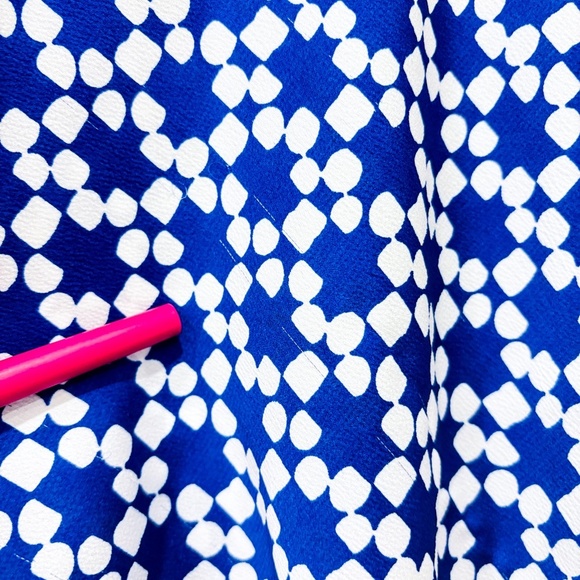 BANANA REPUBLIC Blue patterned dress - Picture 8 of 9